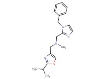 1-(1-benzyl-1H-imidazol-2-yl)-N-[(2-isopropyl-1,3-oxazol-4-yl)methyl]-N-methylmethanamine