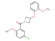 1-(5-chloro-2-methoxybenzoyl)-3-(2-methoxyphenoxy)azetidine