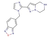 5-{[2-(4,5,6,7-tetrahydropyrazolo[1,5-a]pyrazin-2-yl)-1H-imidazol-1-yl]methyl}-2,1,3-benzoxadiazole dihydrochloride