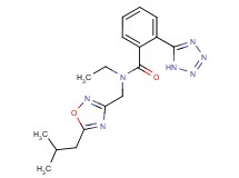 N-ethyl-N-[(5-isobutyl-1,2,4-oxadiazol-3-yl)methyl]-2-(1H-tetrazol-5-yl)benzamide