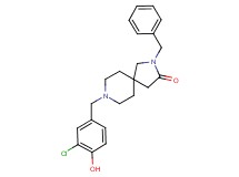2-benzyl-8-(3-chloro-4-hydroxybenzyl)-2,8-diazaspiro[4.5]decan-3-one