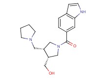 [(3R*,4R*)-1-(1H-indol-6-ylcarbonyl)-4-(pyrrolidin-1-ylmethyl)pyrrolidin-3-yl]methanol