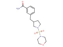 3-{[1-(4-morpholinylsulfonyl)-3-pyrrolidinyl]methyl}benzamide