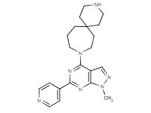 9-[1-methyl-6-(4-pyridinyl)-1H-pyrazolo[3,4-d]pyrimidin-4-yl]-3,9-diazaspiro[5.6]dodecane