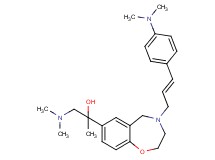 1-(dimethylamino)-2-(4-{(2E)-3-[4-(dimethylamino)phenyl]-2-propen-1-yl}-2,3,4,5-tetrahydro-1,4-benzoxazepin-7-yl)-2-propanol