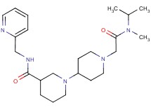 1'-{2-[isopropyl(methyl)amino]-2-oxoethyl}-N-(pyridin-2-ylmethyl)-1,4'-bipiperidine-3-carboxamide