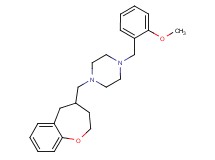 1-(2-methoxybenzyl)-4-(2,3,4,5-tetrahydro-1-benzoxepin-4-ylmethyl)piperazine
