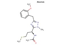 N-[(1S)-1-[3-(2-methoxybenzyl)-1-methyl-1H-1,2,4-triazol-5-yl]-3-(methylthio)propyl]acetamide