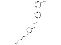 1-[1-(3-methoxypropyl)pyrrolidin-3-yl]-N-{[2-(3-methylphenyl)pyrimidin-5-yl]methyl}methanamine