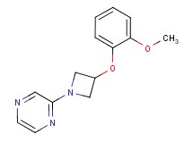 2-[3-(2-methoxyphenoxy)-1-azetidinyl]pyrazine