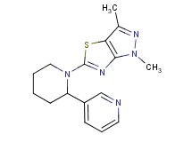 1,3-dimethyl-5-(2-pyridin-3-ylpiperidin-1-yl)-1H-pyrazolo[3,4-d][1,3]thiazole