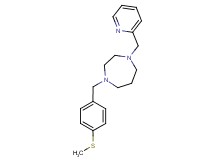 1-[4-(methylthio)benzyl]-4-(pyridin-2-ylmethyl)-1,4-diazepane