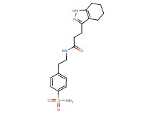 N-{2-[4-(aminosulfonyl)phenyl]ethyl}-3-(4,5,6,7-tetrahydro-1H-indazol-3-yl)propanamide