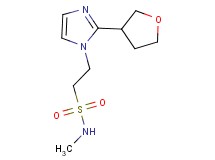 N-methyl-2-[2-(tetrahydrofuran-3-yl)-1H-imidazol-1-yl]ethanesulfonamide