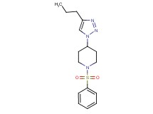 1-(phenylsulfonyl)-4-(4-propyl-1H-1,2,3-triazol-1-yl)piperidine