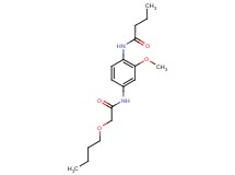 N-{4-[(butoxyacetyl)amino]-2-methoxyphenyl}butanamide