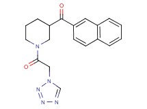 2-naphthyl[1-(1H-tetrazol-1-ylacetyl)-3-piperidinyl]methanone