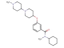 N-cyclohexyl-N-methyl-3-[(1'-methyl-1,4'-bipiperidin-4-yl)oxy]benzamide