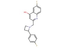 6-fluoro-2-{[2-(4-fluorophenyl)azetidin-1-yl]methyl}quinolin-4-ol