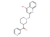 {1-[(4-hydroxyquinolin-2-yl)methyl]piperidin-3-yl}(pyridin-3-yl)methanone