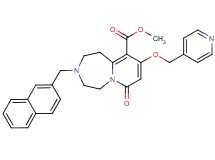 methyl 3-(2-naphthylmethyl)-7-oxo-9-(4-pyridinylmethoxy)-1,2,3,4,5,7-hexahydropyrido[1,2-d][1,4]diazepine-10-carboxylate