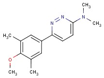 6-(4-methoxy-3,5-dimethylphenyl)-N,N-dimethylpyridazin-3-amine