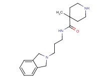 N-[3-(1,3-dihydro-2H-isoindol-2-yl)propyl]-4-methylpiperidine-4-carboxamide