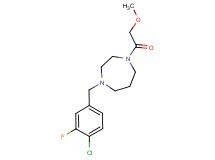 1-(4-chloro-3-fluorobenzyl)-4-(methoxyacetyl)-1,4-diazepane