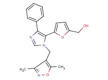 (5-{1-[(3,5-dimethylisoxazol-4-yl)methyl]-4-phenyl-1H-imidazol-5-yl}-2-furyl)methanol