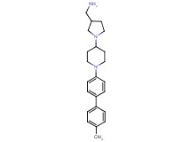 ({1-[1-(4'-methyl-4-biphenylyl)-4-piperidinyl]-3-pyrrolidinyl}methyl)amine bis(trifluoroacetate)