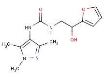 N-[2-(2-furyl)-2-hydroxyethyl]-N'-(1,3,5-trimethyl-1H-pyrazol-4-yl)urea