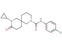 N-(4-chlorophenyl)-8-cyclopropyl-9-oxo-2,8-diazaspiro[5.5]undecane-2-carboxamide