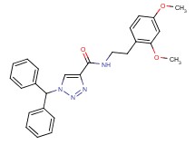 N-[2-(2,4-dimethoxyphenyl)ethyl]-1-(diphenylmethyl)-1H-1,2,3-triazole-4-carboxamide