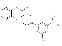 1-[2-amino-6-(dimethylamino)-4-pyrimidinyl]-1',4'-dihydro-3'H-spiro[piperidine-4,2'-quinoxalin]-3'-one