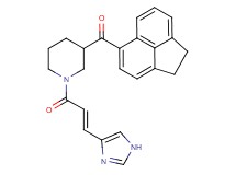 1,2-dihydro-5-acenaphthylenyl{1-[(2E)-3-(1H-imidazol-4-yl)-2-propenoyl]-3-piperidinyl}methanone