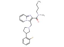 N-butyl-3-{[3-(2-fluorophenyl)-1-pyrrolidinyl]methyl}-N-methylimidazo[1,2-a]pyridine-2-carboxamide