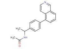 N-[1-(4-isoquinolin-5-ylphenyl)ethyl]acetamide