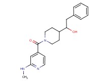 1-{1-[2-(methylamino)isonicotinoyl]piperidin-4-yl}-2-phenylethanol