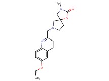 7-[(6-ethoxy-2-quinolinyl)methyl]-3-methyl-1-oxa-3,7-diazaspiro[4.4]nonan-2-one