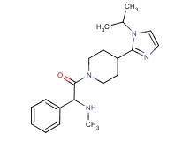 {2-[4-(1-isopropyl-1H-imidazol-2-yl)-1-piperidinyl]-2-oxo-1-phenylethyl}methylamine dihydrochloride