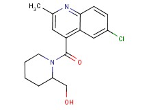 {1-[(6-chloro-2-methylquinolin-4-yl)carbonyl]piperidin-2-yl}methanol