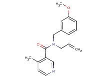 N-allyl-N-(3-methoxybenzyl)-4-methylnicotinamide