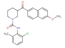 N-(2-chloro-6-methylphenyl)-3-(6-methoxy-2-naphthoyl)-1-piperidinecarboxamide