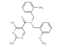 4-hydroxy-N-(2-methoxybenzyl)-2-methyl-N-(2-methylbenzyl)pyrimidine-5-carboxamide