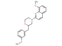 8-methoxy-2-[2-(3-methoxybenzyl)-4-morpholinyl]quinoline