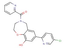 7-(5-chloropyridin-2-yl)-4-(pyridin-2-ylcarbonyl)-2,3,4,5-tetrahydro-1,4-benzoxazepin-9-ol