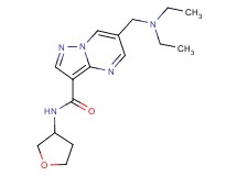 6-[(diethylamino)methyl]-N-(tetrahydrofuran-3-yl)pyrazolo[1,5-a]pyrimidine-3-carboxamide