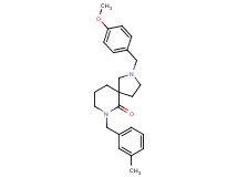 2-(4-methoxybenzyl)-7-(3-methylbenzyl)-2,7-diazaspiro[4.5]decan-6-one