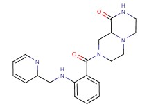 8-{2-[(pyridin-2-ylmethyl)amino]benzoyl}hexahydro-2H-pyrazino[1,2-a]pyrazin-1(6H)-one