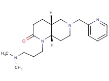 (4aR*,8aS*)-1-[3-(dimethylamino)propyl]-6-(2-pyridinylmethyl)octahydro-1,6-naphthyridin-2(1H)-one